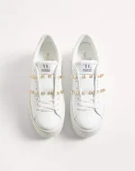 Valentino Flatform Rockstud Untitled Sneaker In Calfskin - Image 4